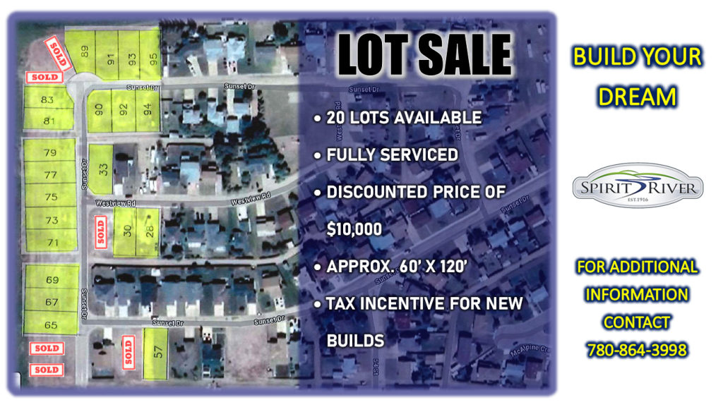 Lot Sale and Real Estate in Spirit River